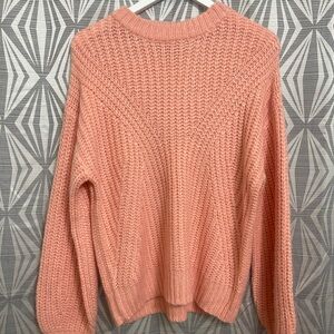 Cozy Pink Knit Sweater